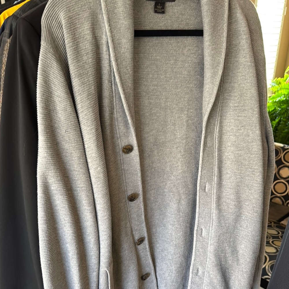 Banana Republic Supima Cotton Sweater - Gray